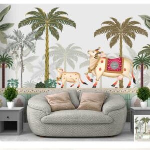 Luxury Artistic Wallpaper & Wall Mural Collection (Floral, Royal & Modern Interior Designs)